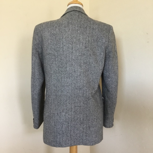 Blazer Women’s Herringbone Black Size See Measurements - Picture 3 of 8